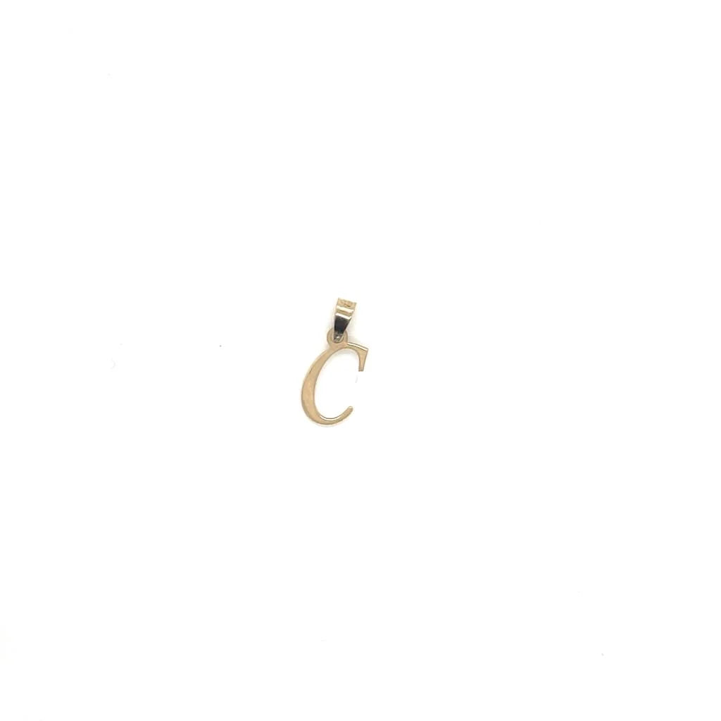 10k Yellow Gold Initial Pendants