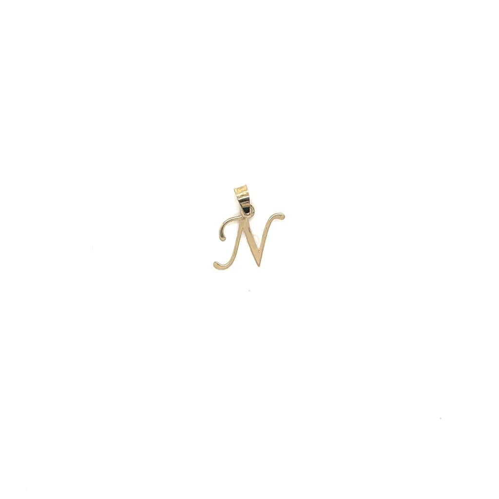 10k Yellow Gold Initial Pendants