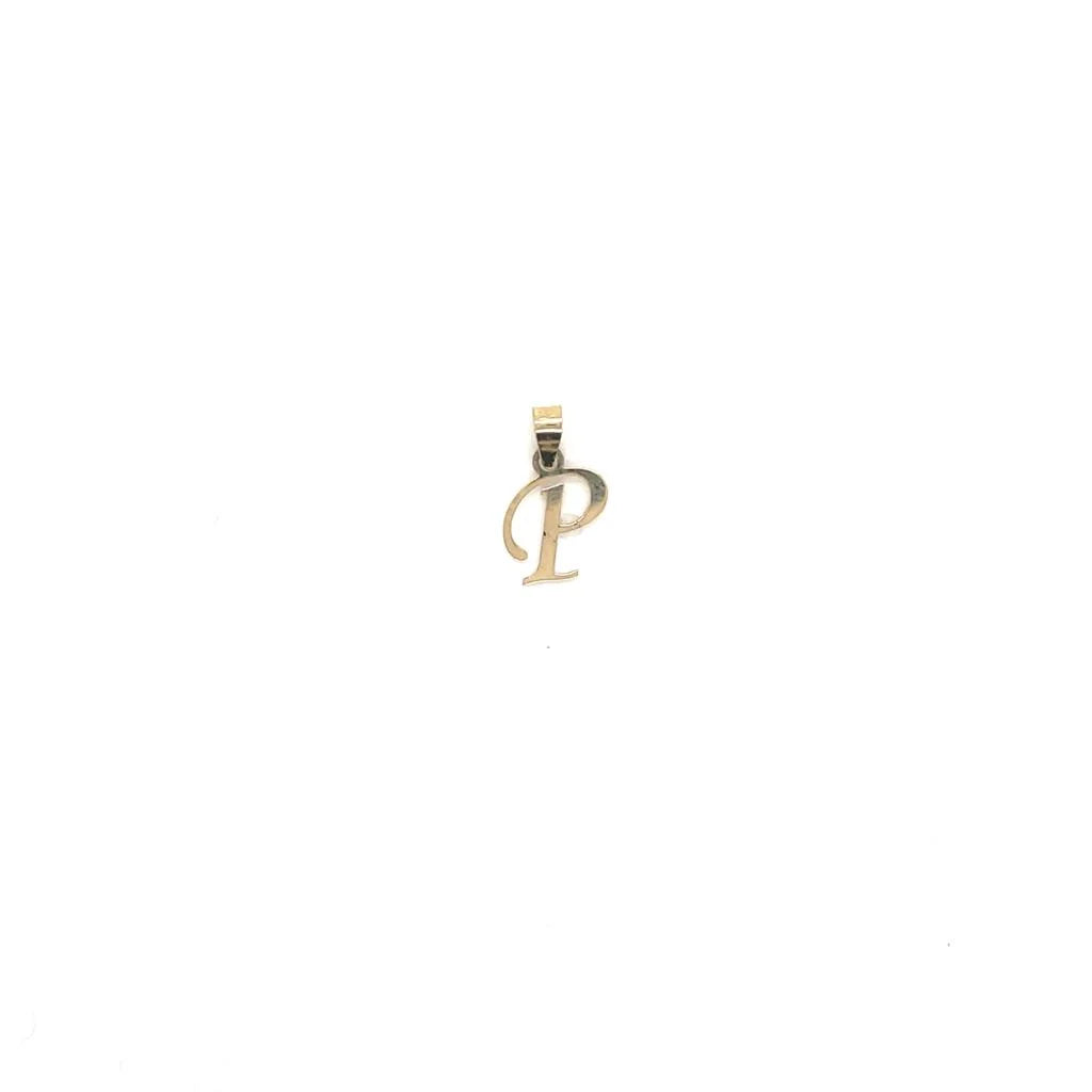 10k Yellow Gold Initial Pendants