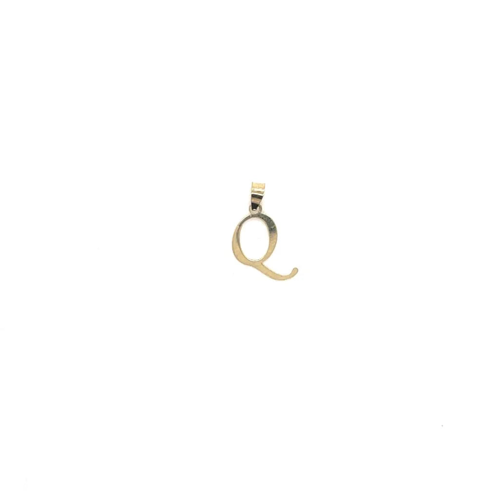 10k Yellow Gold Initial Pendants