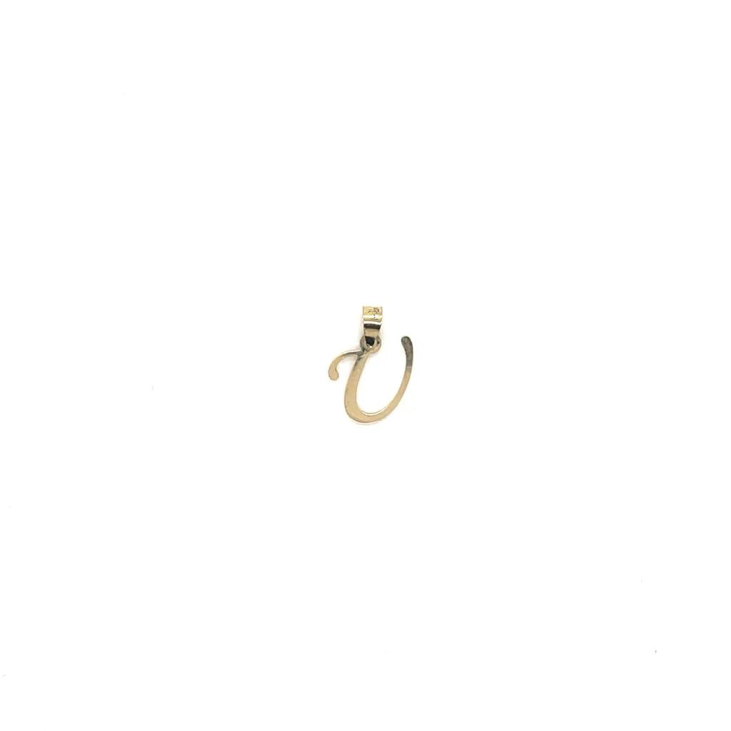 10k Yellow Gold Initial Pendants