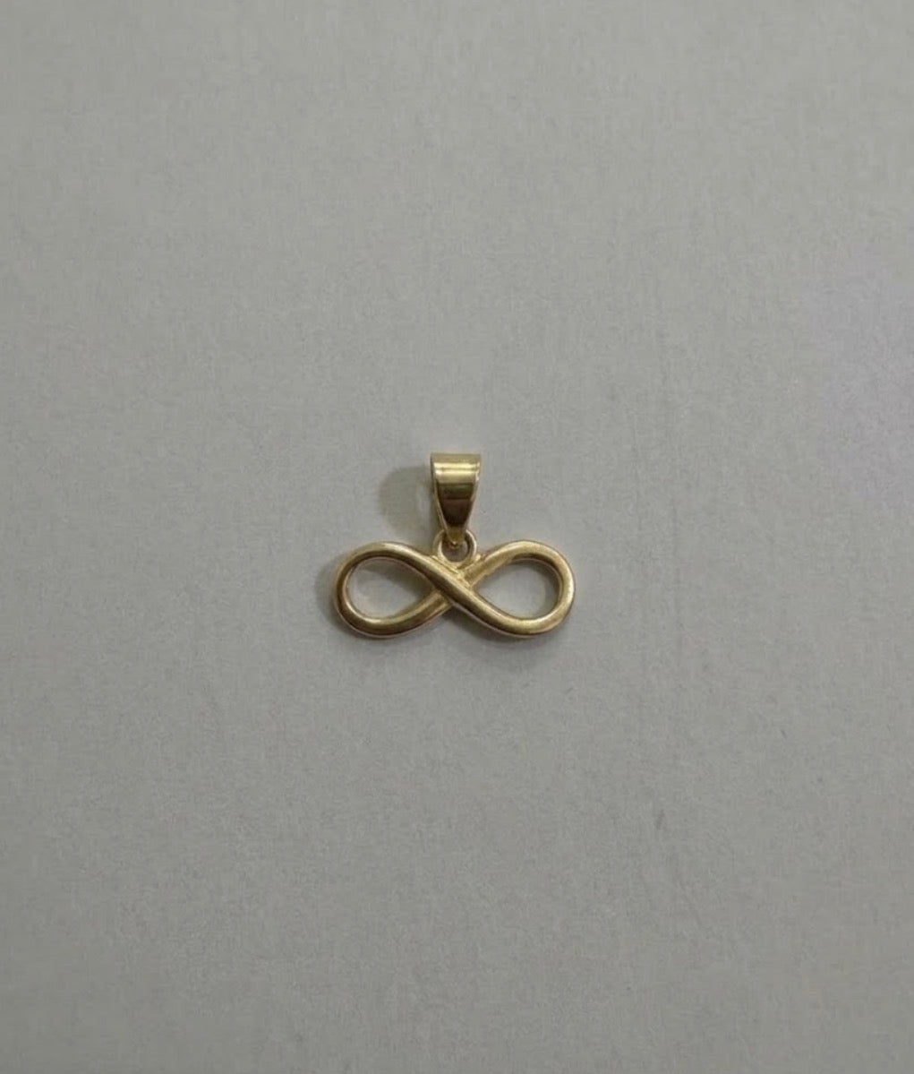 10k Yellow Gold Infinity Pendant