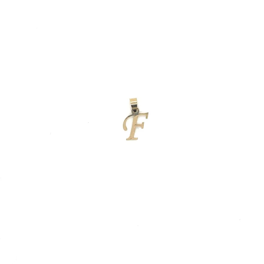 10k Yellow Gold Initial Pendants