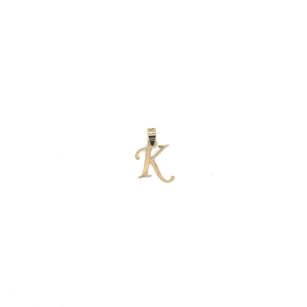 10k Yellow Gold Initial Pendants