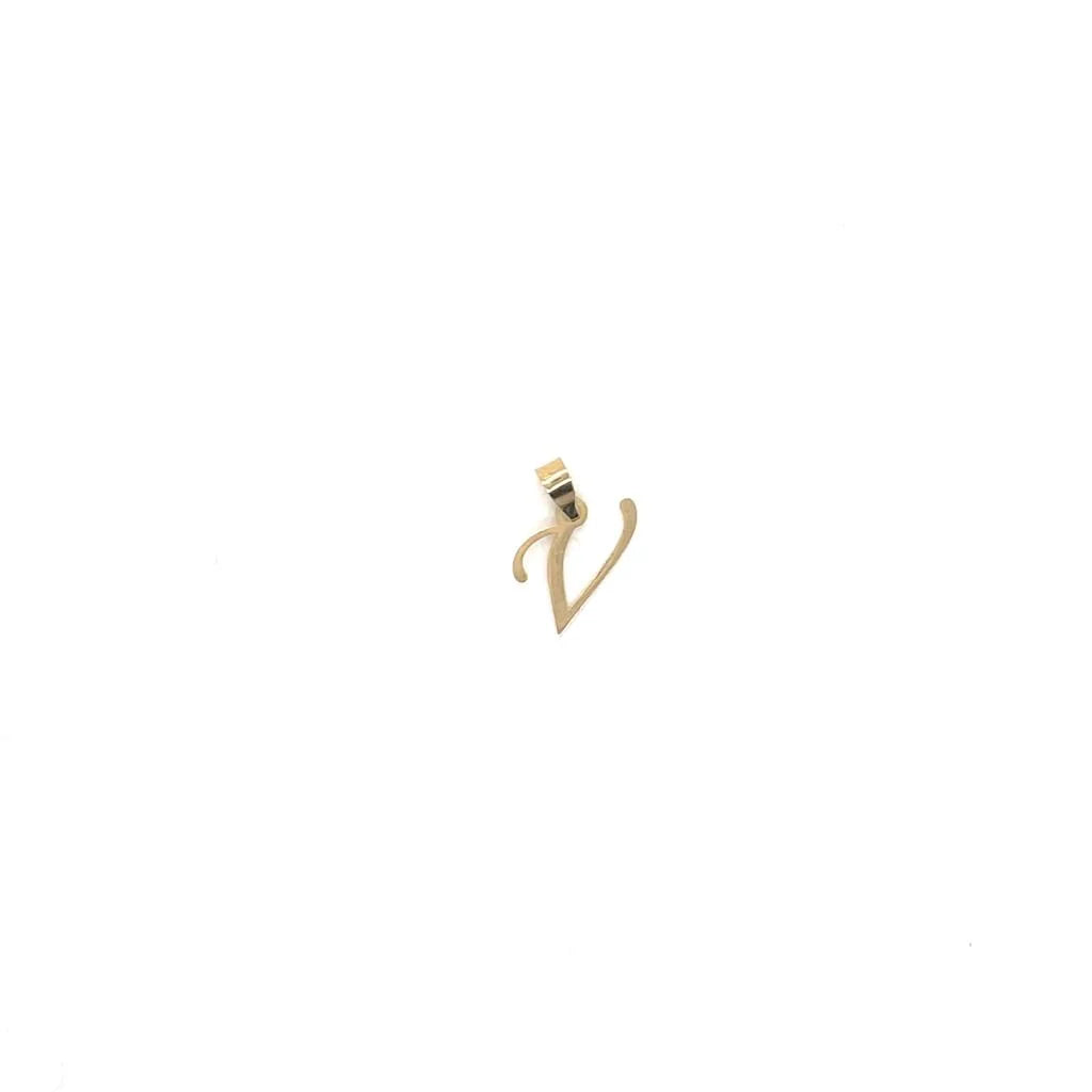 10k Yellow Gold Initial Pendants