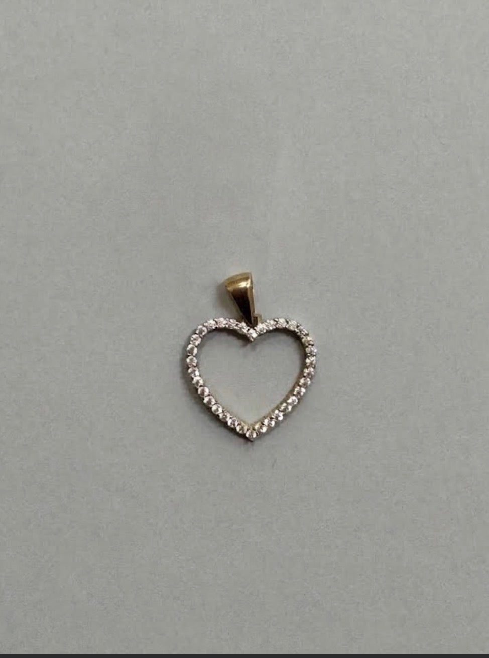 10k Yellow Gold Heart Pendant